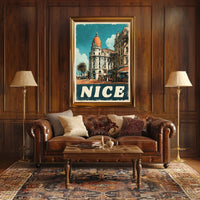 Vintage Nice Travel Poster