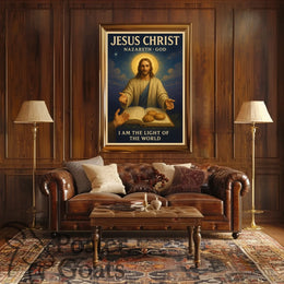 Jesus Christ Spirituality Poster for Inspirational Settings