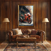 Urban Motorcycle Dream Poster PosterGoat