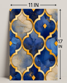 Ornate Geometric Luxury Wall Art Poster - Cultural Heritage