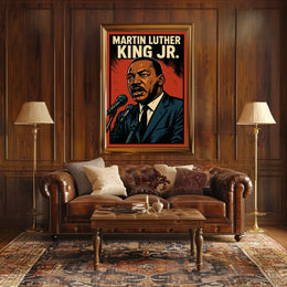 Martin Luther King Jr. Iconic Leader Poster