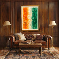 Abstract Tricolor Harmony Poster