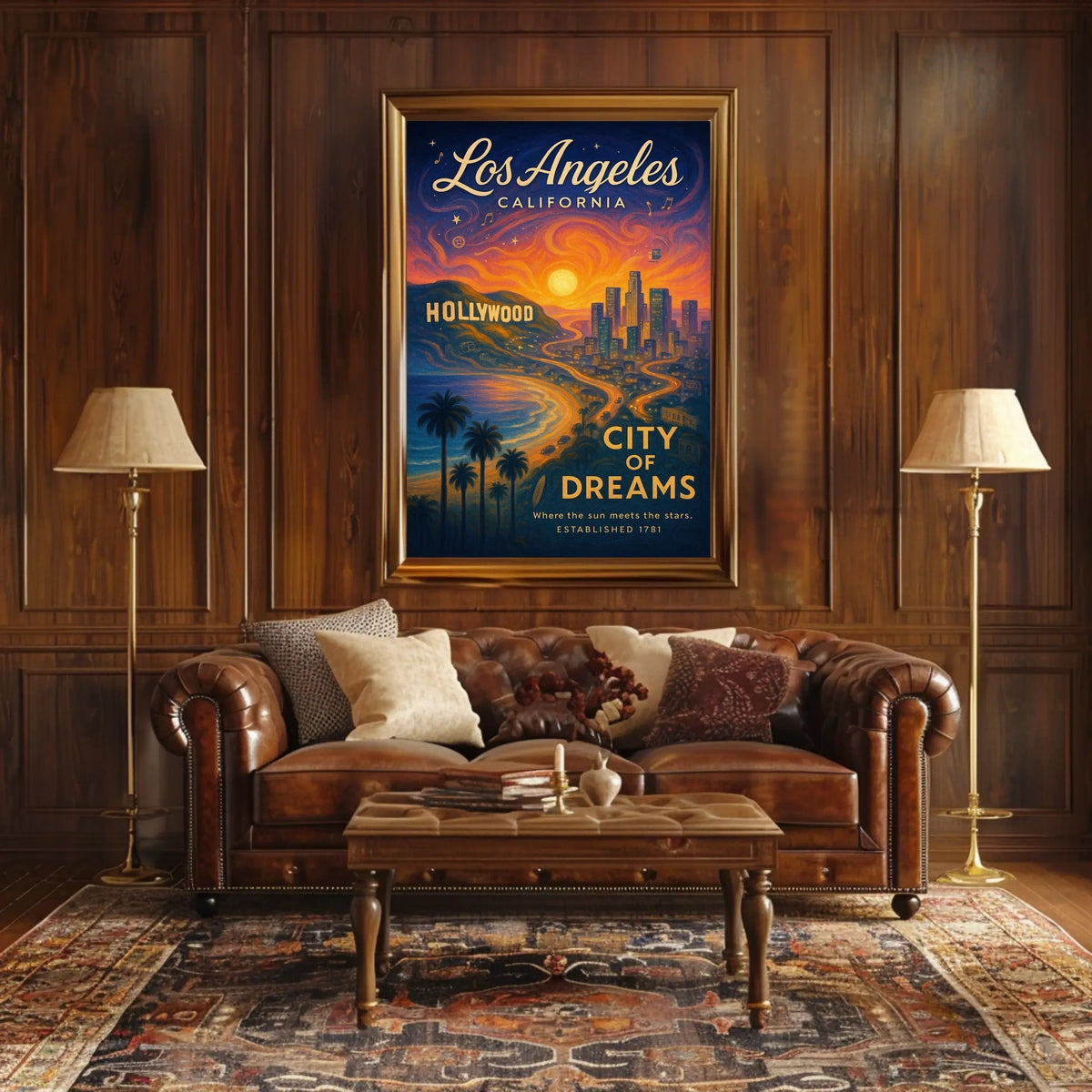 Los Angeles City Of Dreams Poster