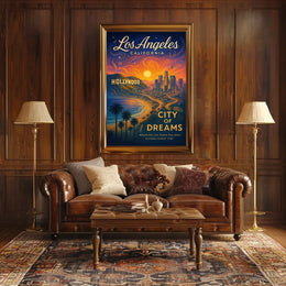 Los Angeles City Of Dreams Poster