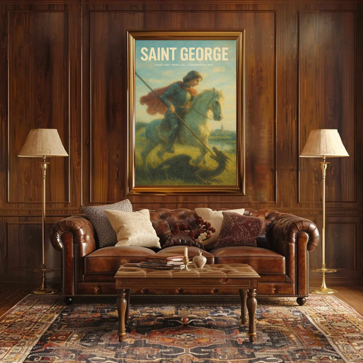 Saint George The Dragon Slayer Poster