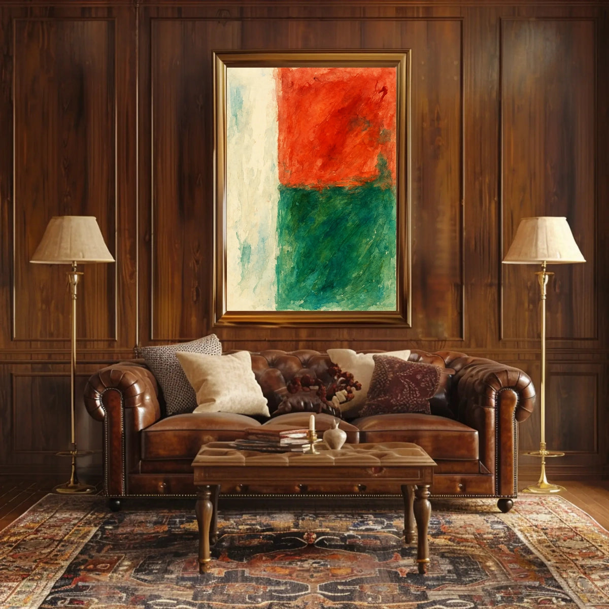 Abstract Color Composition Abstract Poster