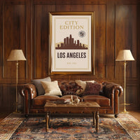 City Edition Los Angeles Poster PosterGoat