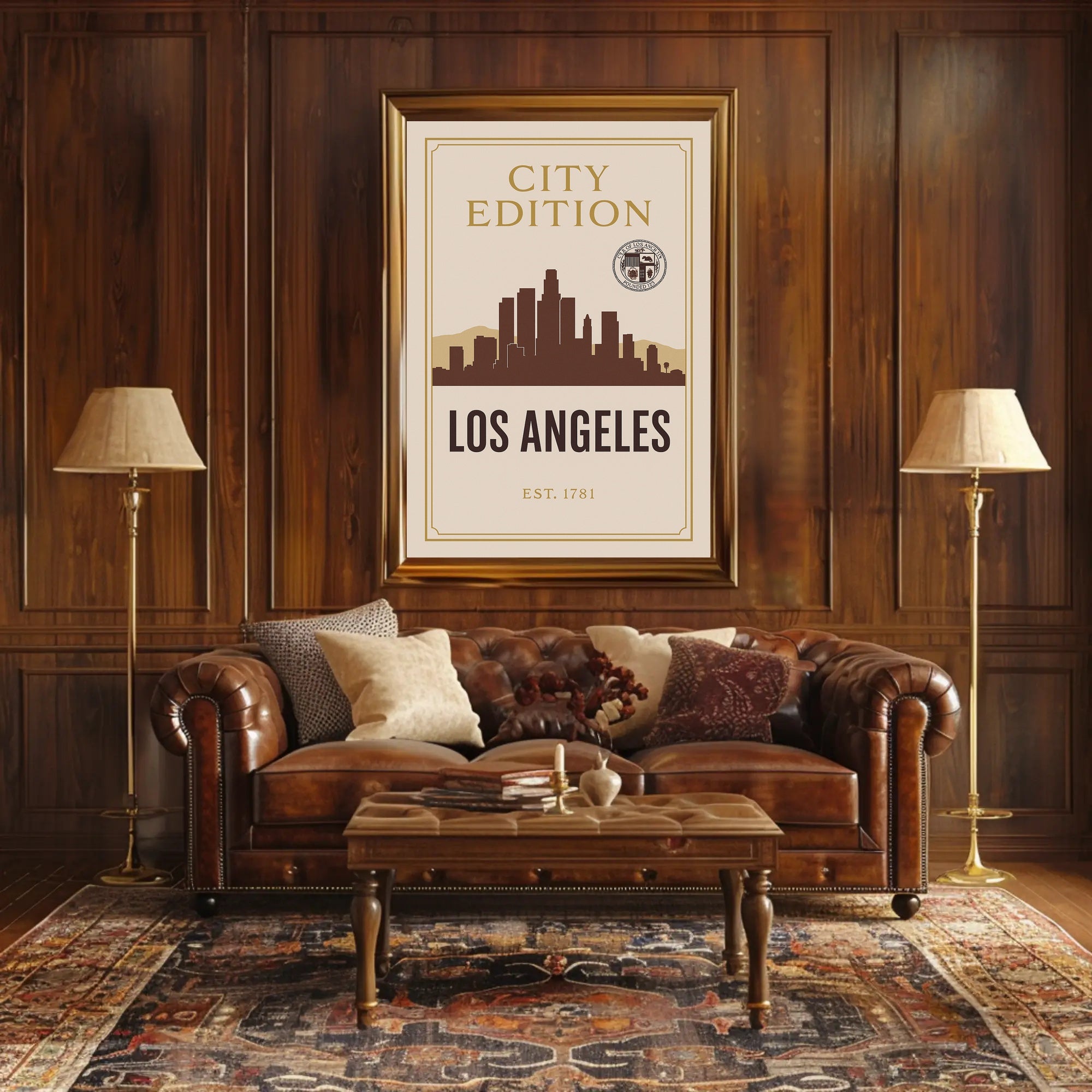 City Edition Los Angeles Poster PosterGoat