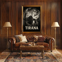 Tirana At Dusk Poster