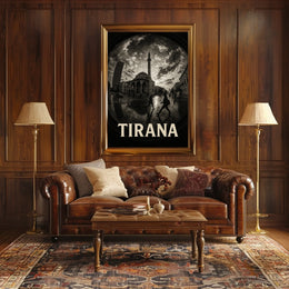 Tirana At Dusk Poster