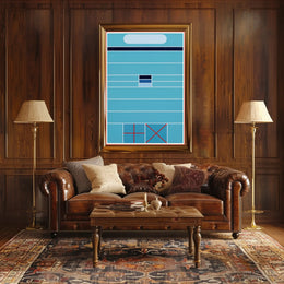 Abstract Geometric Composition Minimalist Poster