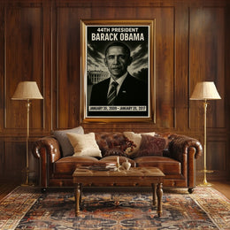 Barack Obama 44Th President Poster