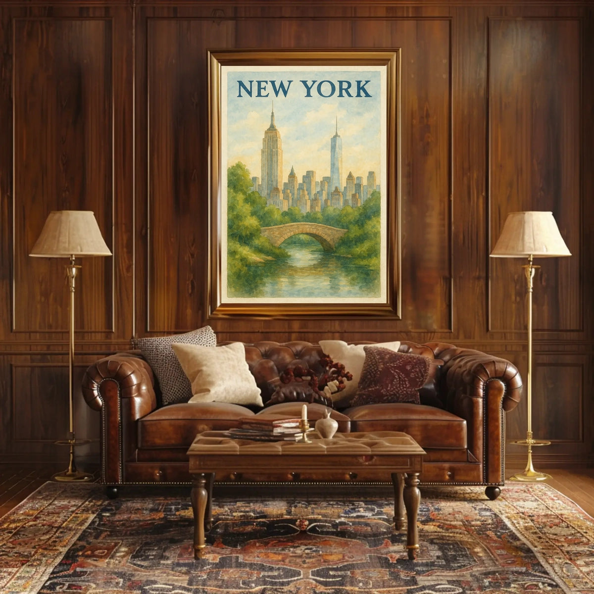 New York Cityscape Poster
