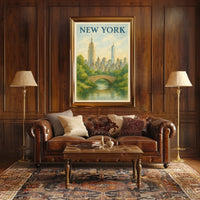 New York Cityscape Poster