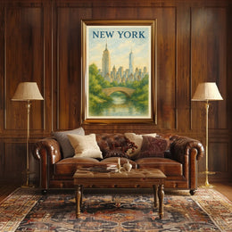 New York Cityscape Poster