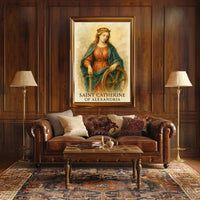Saint Catherine of Alexandria Poster