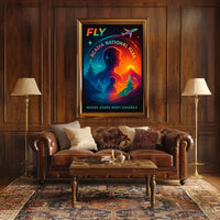 Fly to Acadia National Park Poster