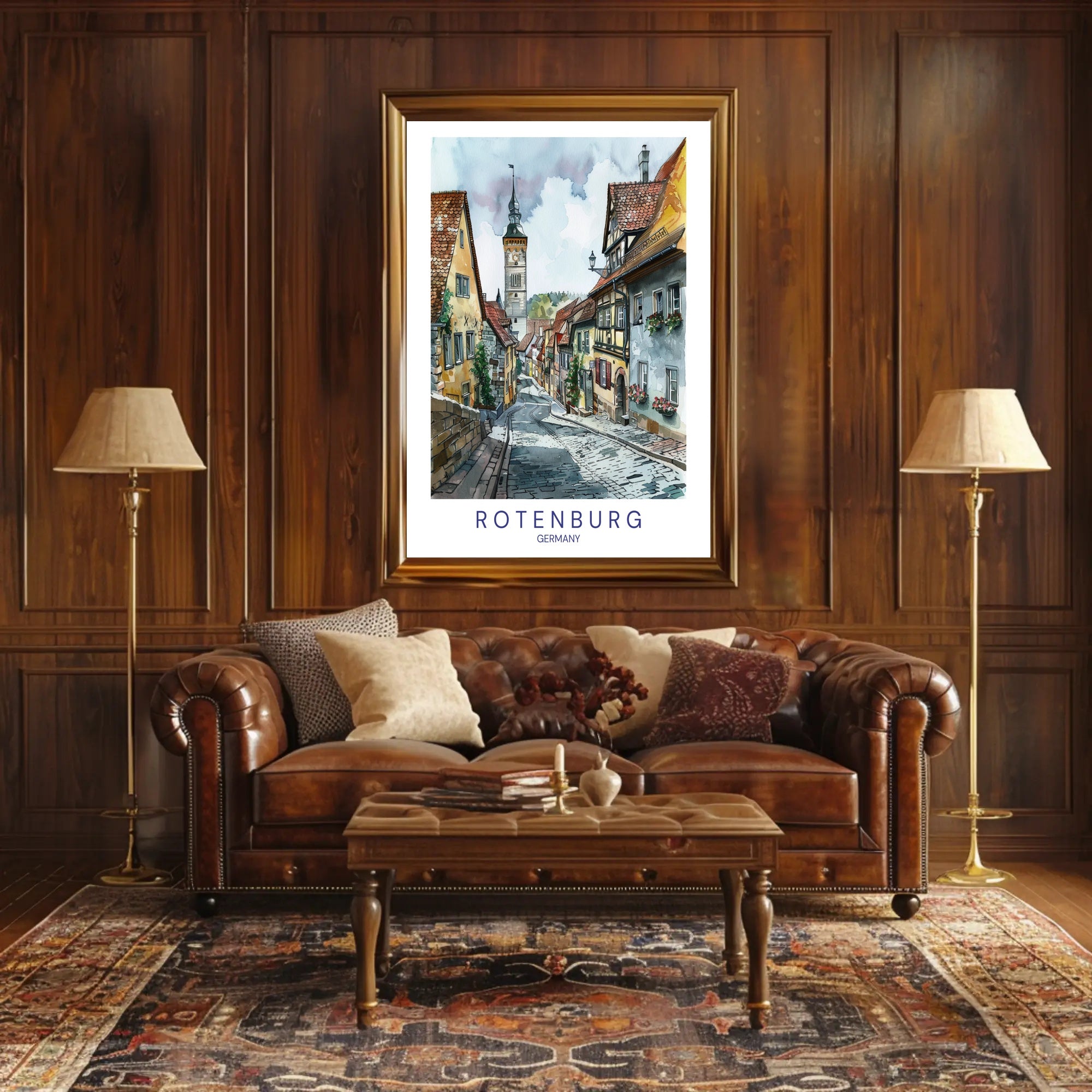 Rotenburg Charm Poster PosterGoat