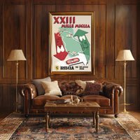 XXIII Mille Miglia Race Poster