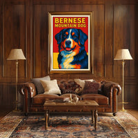 Bernese Mountain Dog Poster