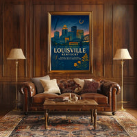 Louisville, Kentucky Tradition Meets Innovation Poster