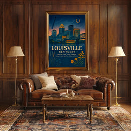 Louisville, Kentucky Tradition Meets Innovation Poster