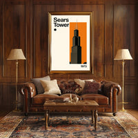 Sears Tower Travel Poster