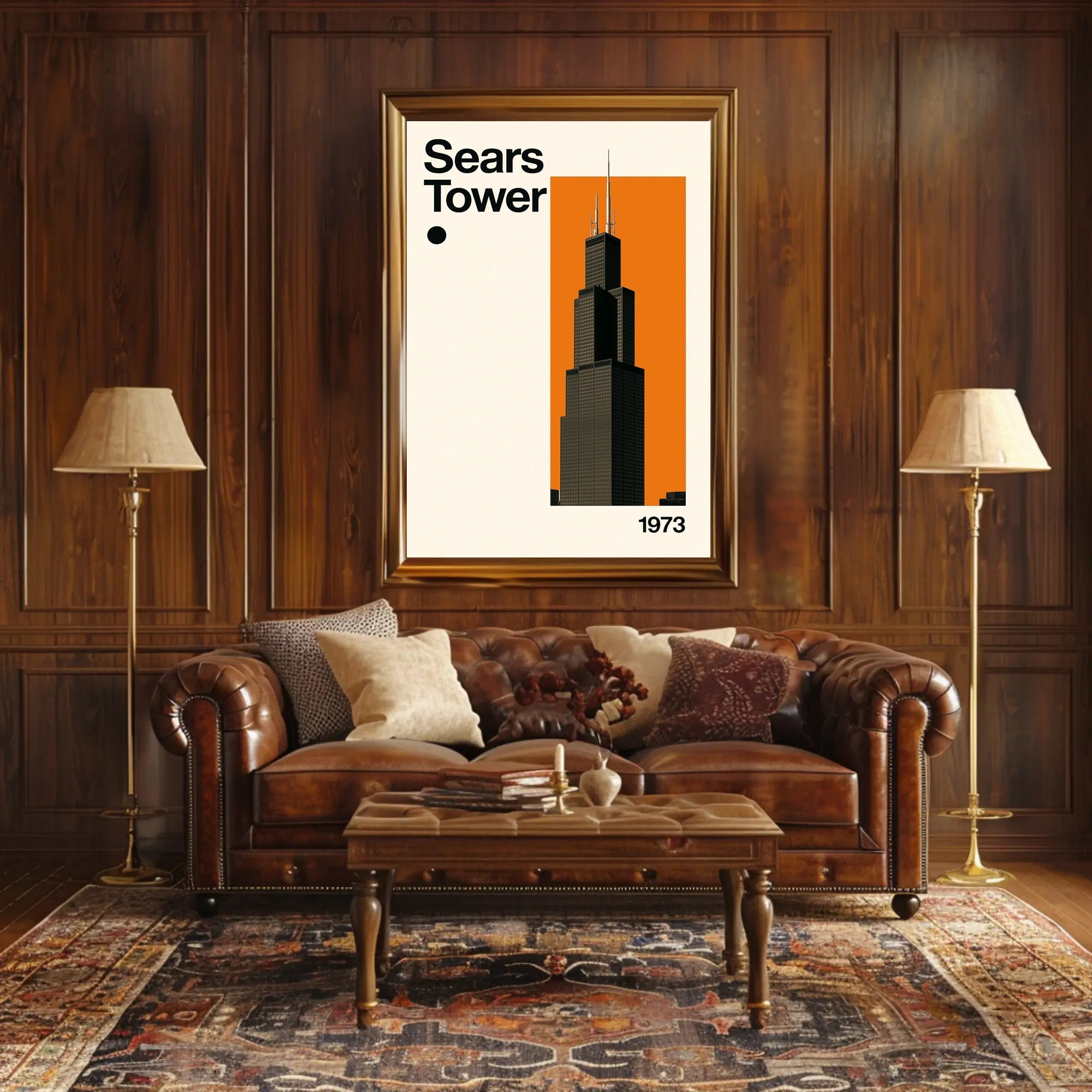 Sears Tower Travel Poster