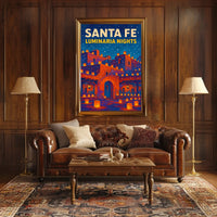 Santa Fe Luminaria Nights Poster
