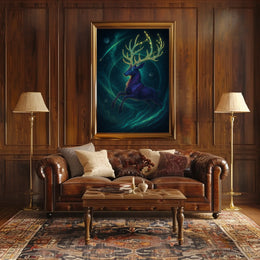 Celestial Stag Poster