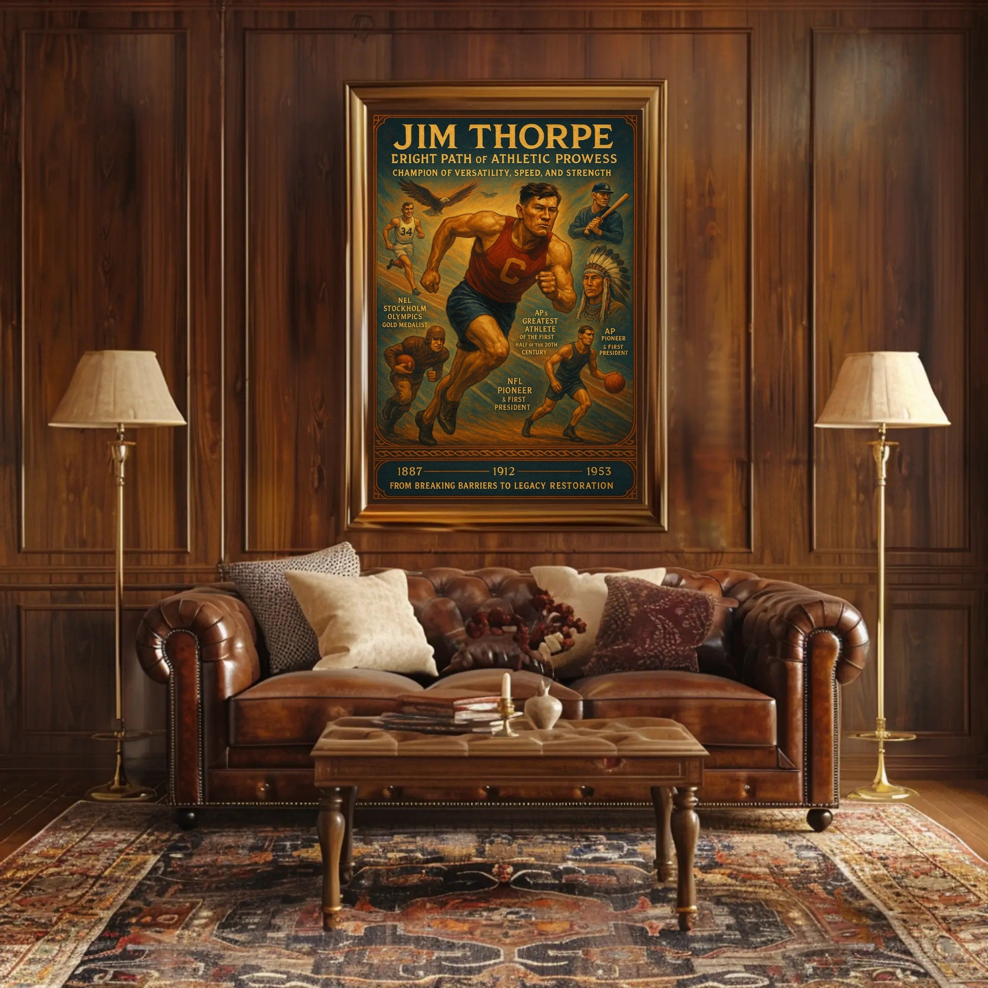 Celebrating Jim Thorpe's Legacy Poster