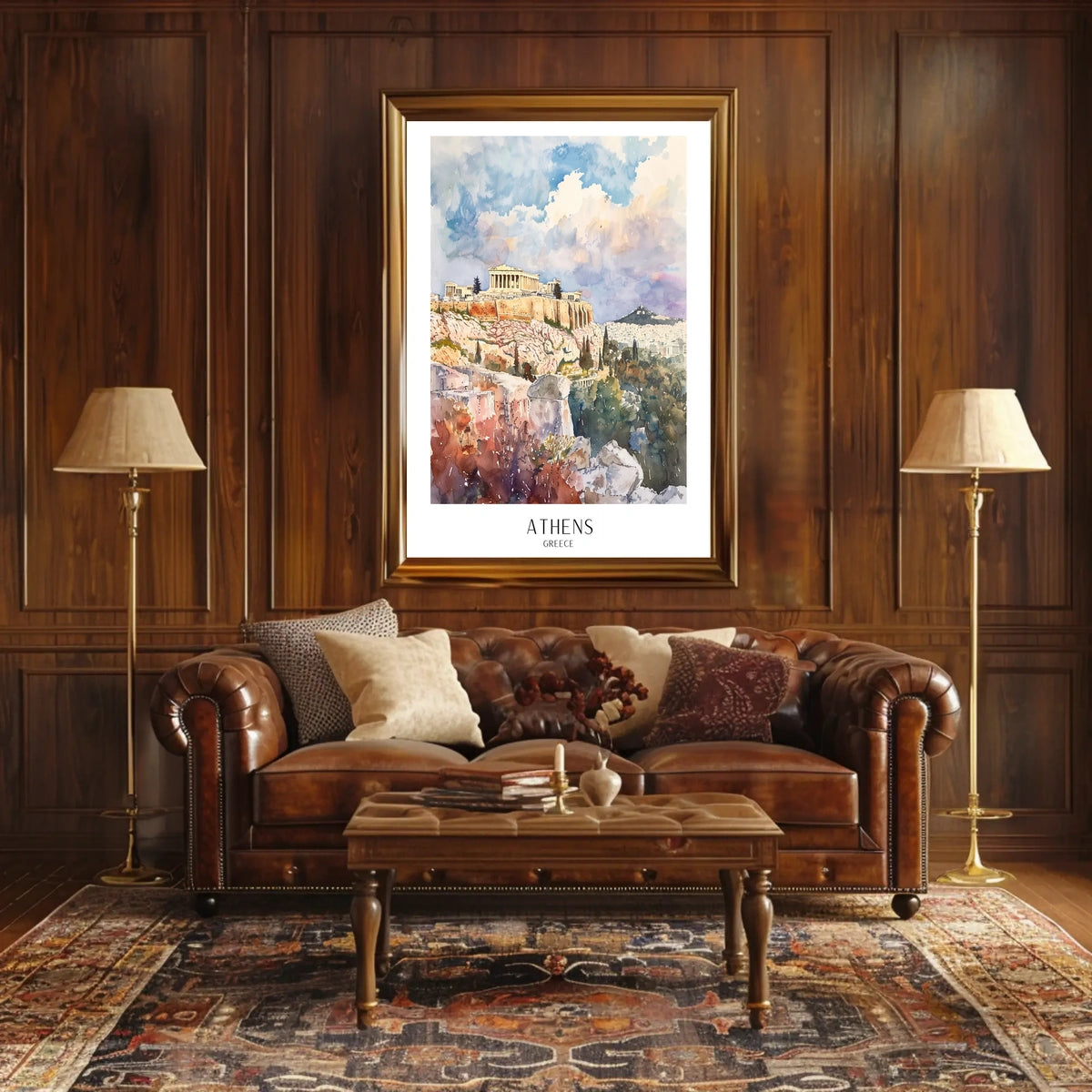 Athens, Greece A Timeless Landscape Poster