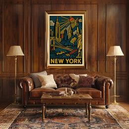 New York Cityscape Poster