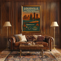 Louisville, Kentucky Where Tradition Meets Innovation Poster