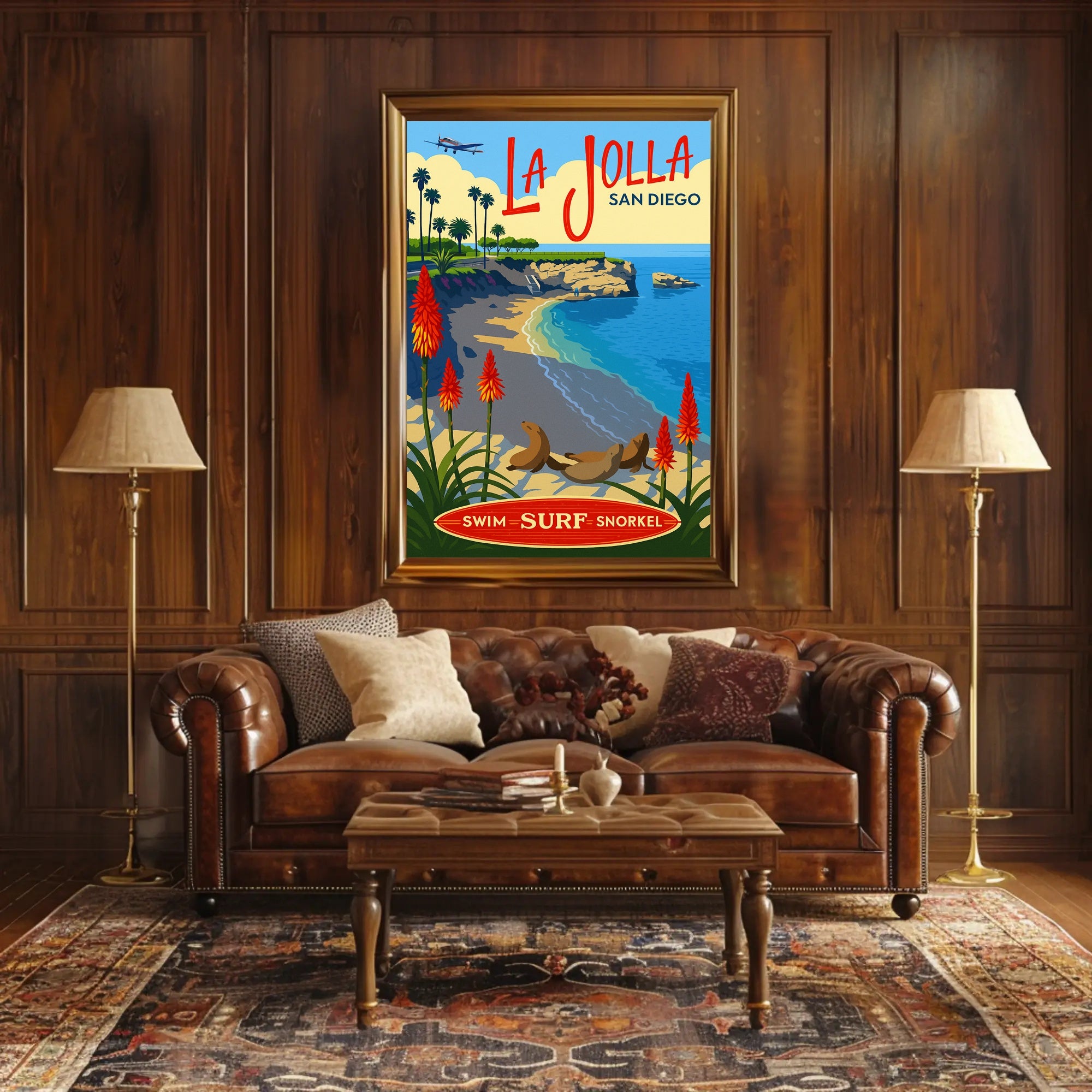 La Jolla San Diego Poster PosterGoat