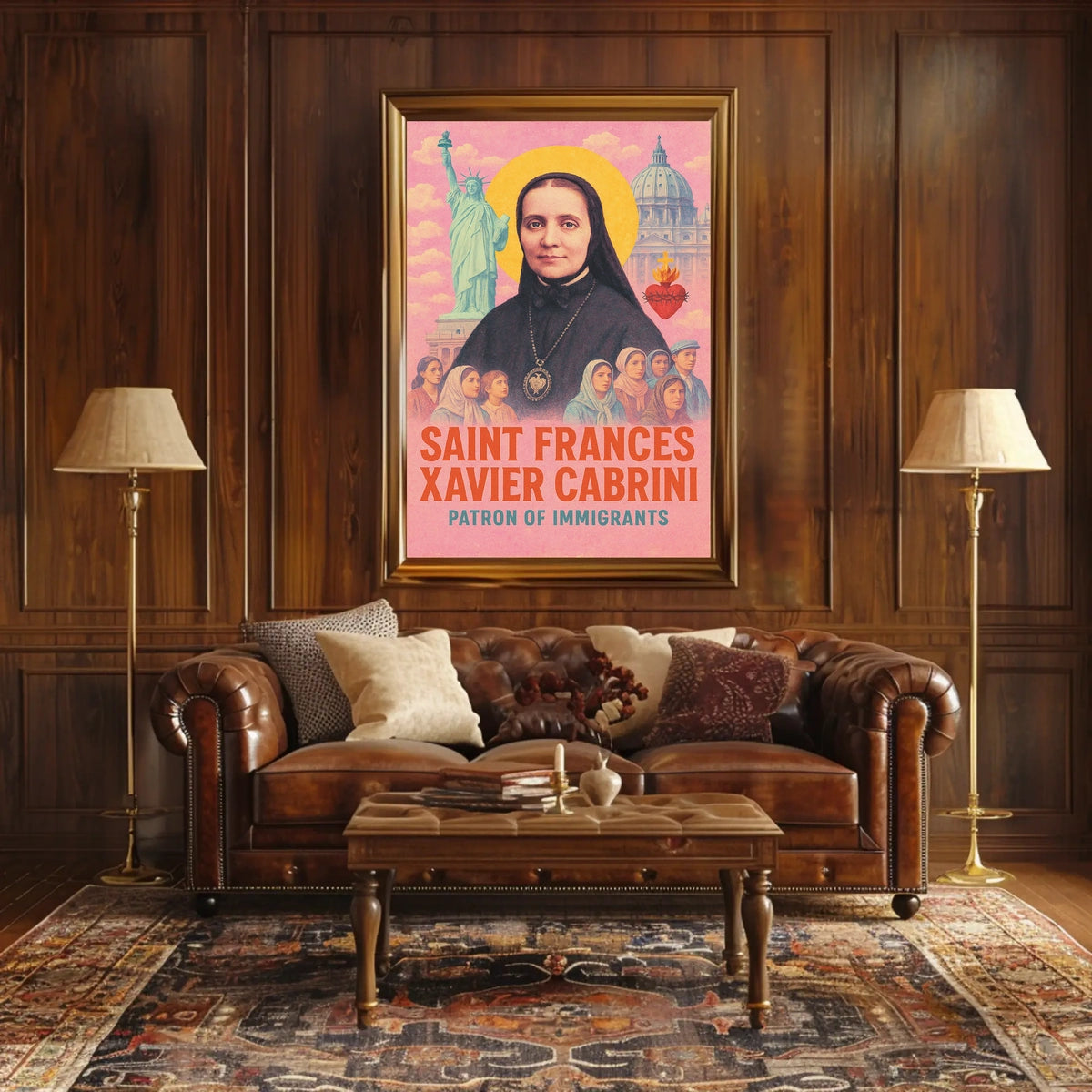 Saint Frances Xavier Cabrini Patron Of Poster