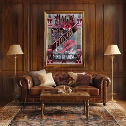 Mystical Magic Entertainment Vintage Poster - Cultural or Heritage Poster
