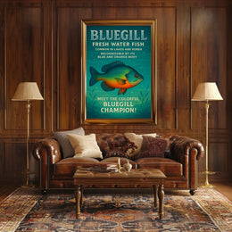 Meet the Colorful Bluegill Poster