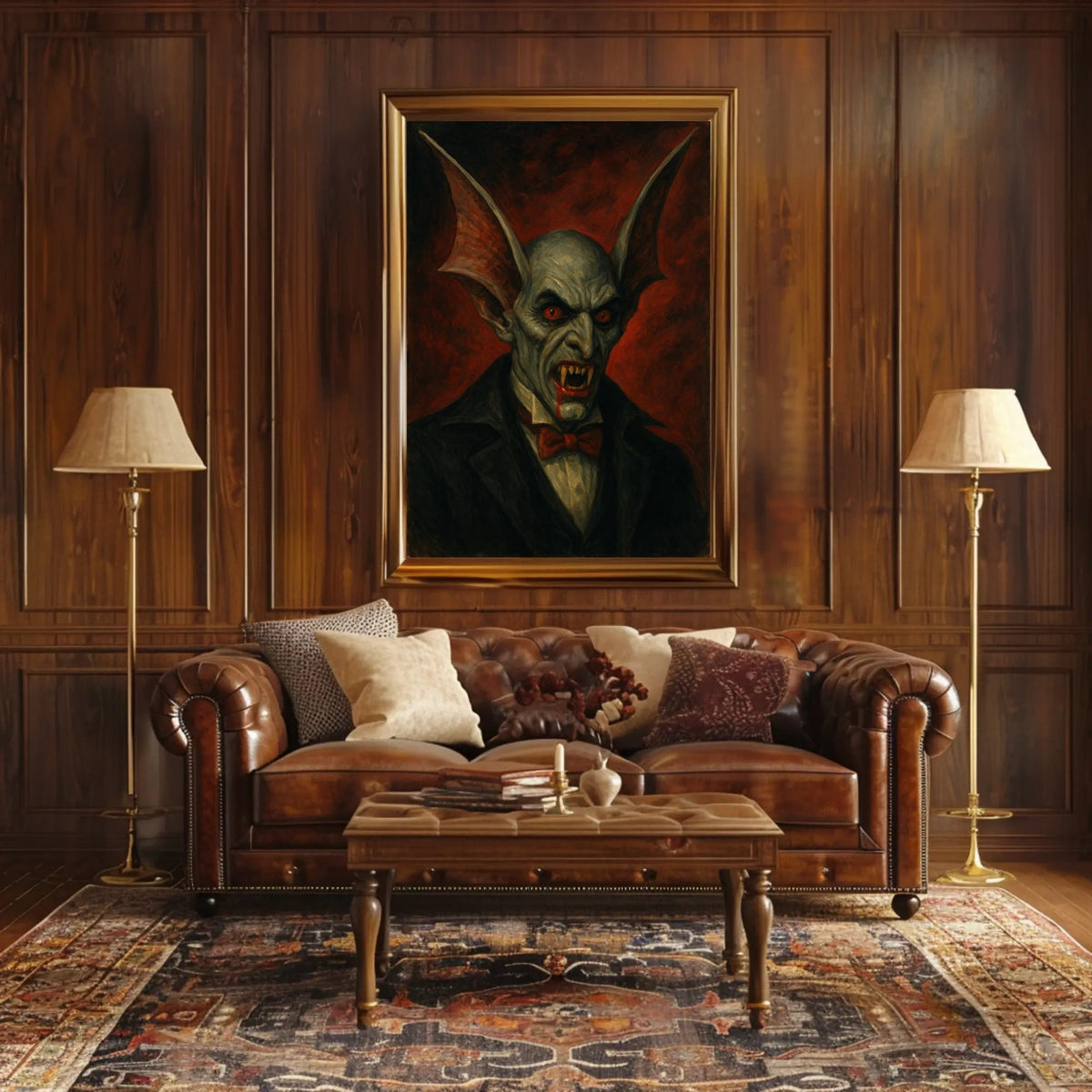 Vampire Horror Art Poster for Fantasy or Mythology Poster