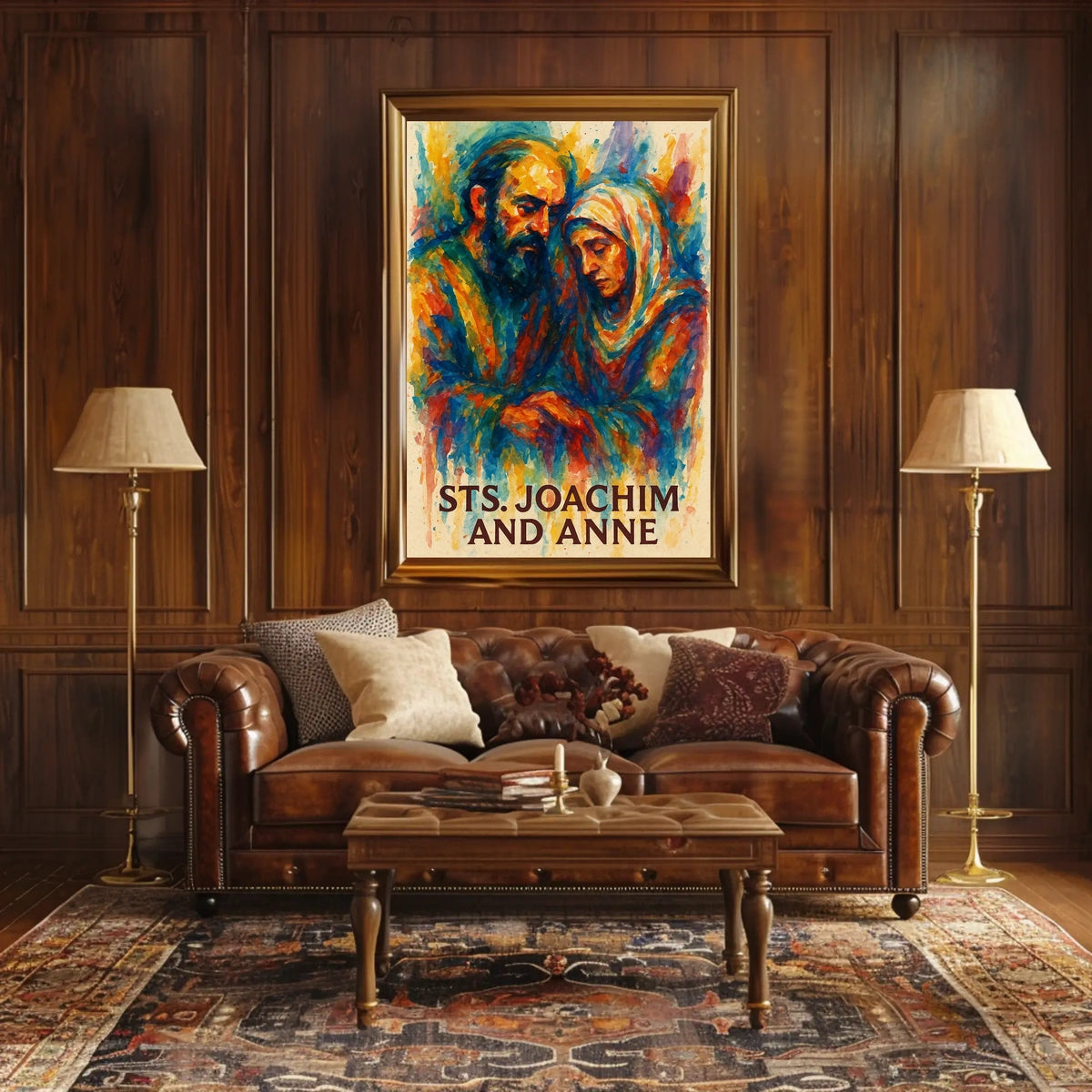 Saints Joachim And Anne Poster