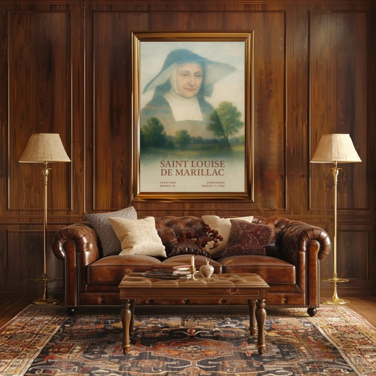 Saint Louise De Marillac Poster