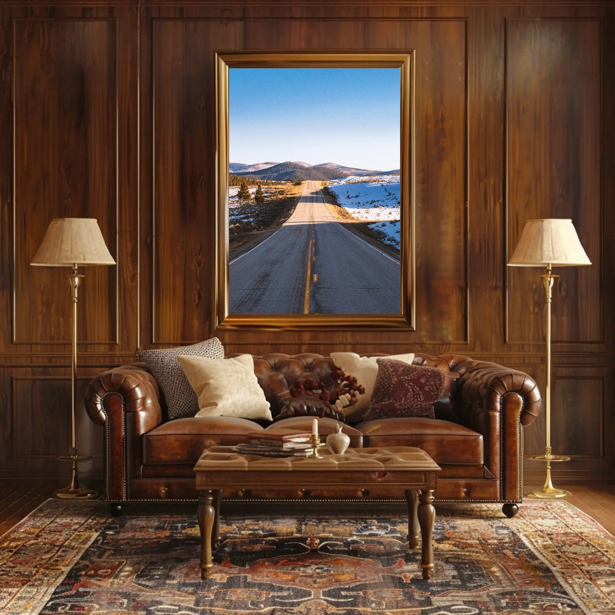 Open Road To The Horizon Poster