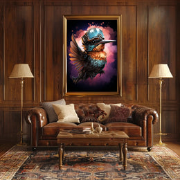 Cyber Avian Adventure Poster