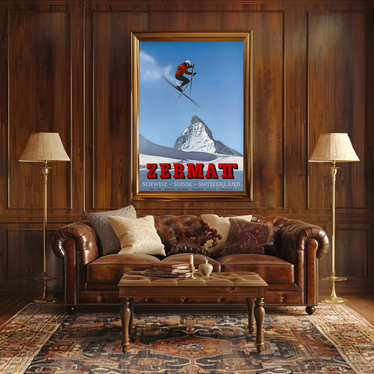 Zermatt Ski Adventure Poster