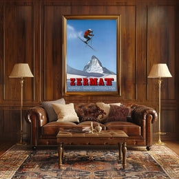 Zermatt Ski Adventure Poster