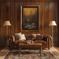 Warm and Bright Underground Poster PosterGoat
