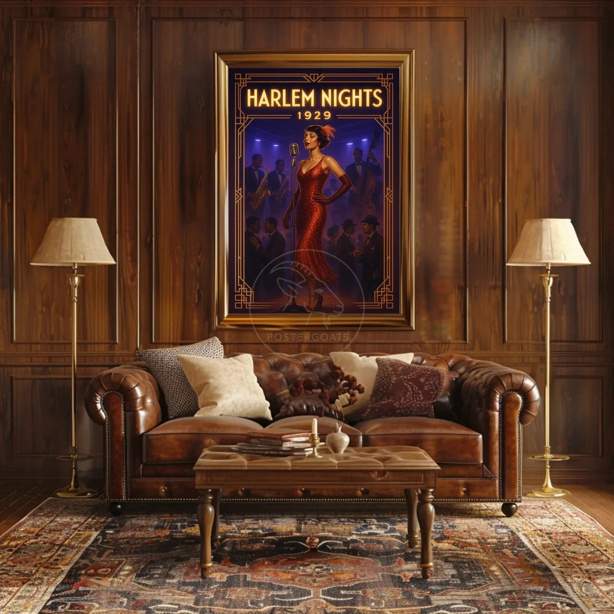 Harlem Nights Jazz Club 1929 Cultural or Heritage Poster