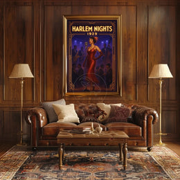Harlem Nights Jazz Club 1929 Cultural or Heritage Poster