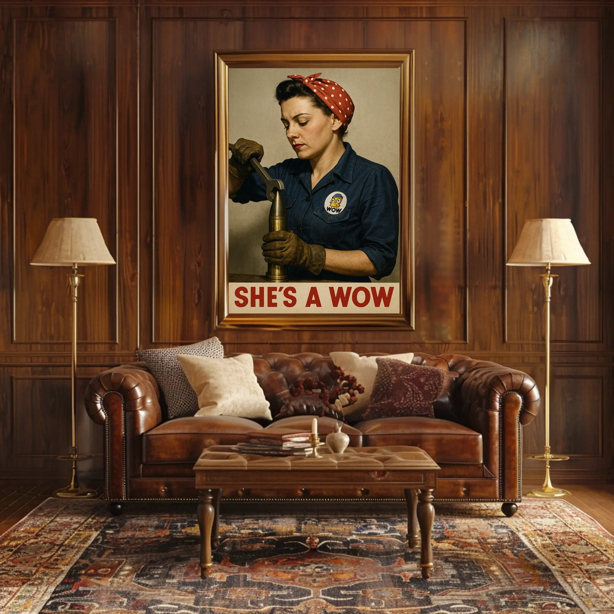 Shes a WOW Poster