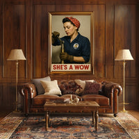 Shes a WOW Poster